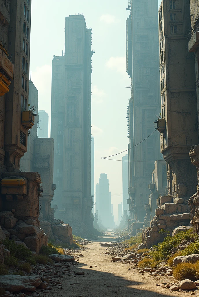 Future sci-fi ruins