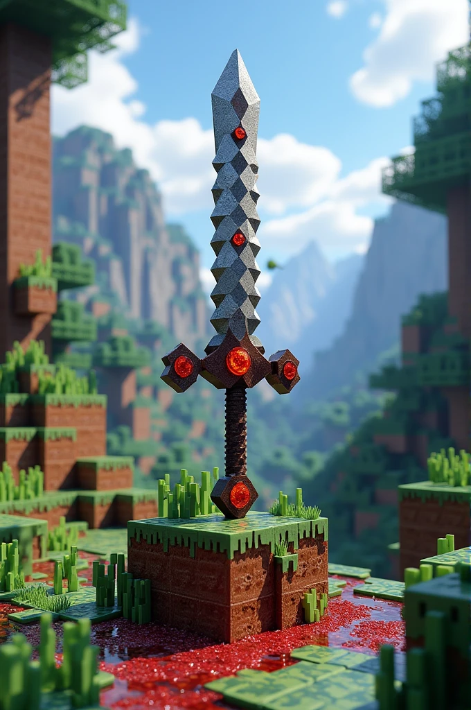 Minecraft sword resources redstone and biomes falling