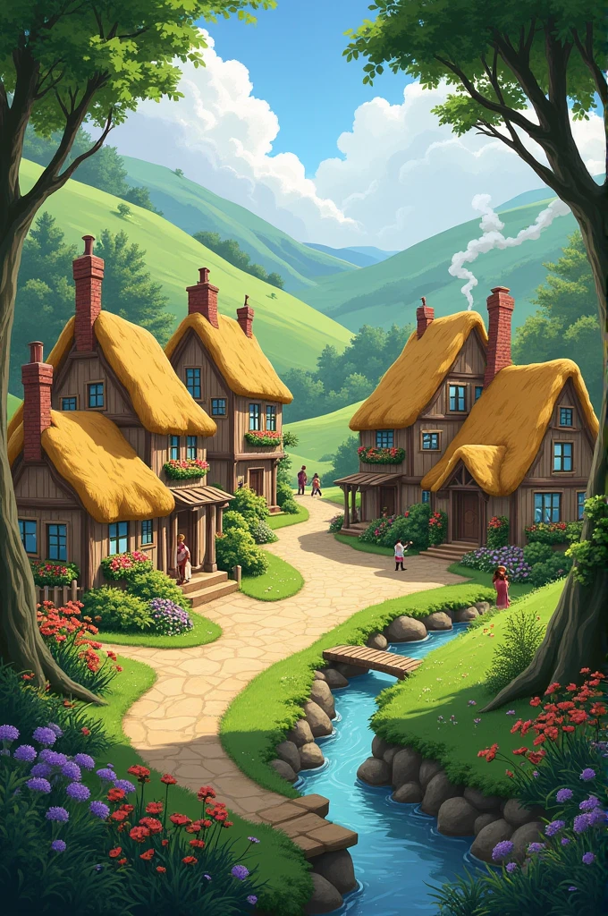 A beautiful village