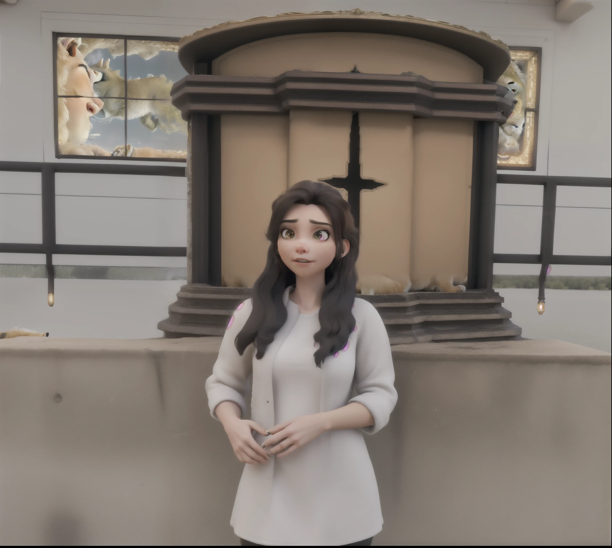 Beautiful ultra detailed girl, with Ferocious Lioness, cinematic, cinematic light, realisitic, 3D rendering, highy detailed Face, highy detailed, realisitic Appearance, realisitic, realisitic Girl, highy detailed Hair