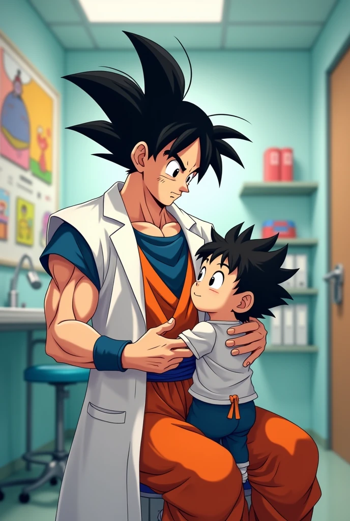 Goku is a professional pediatrician