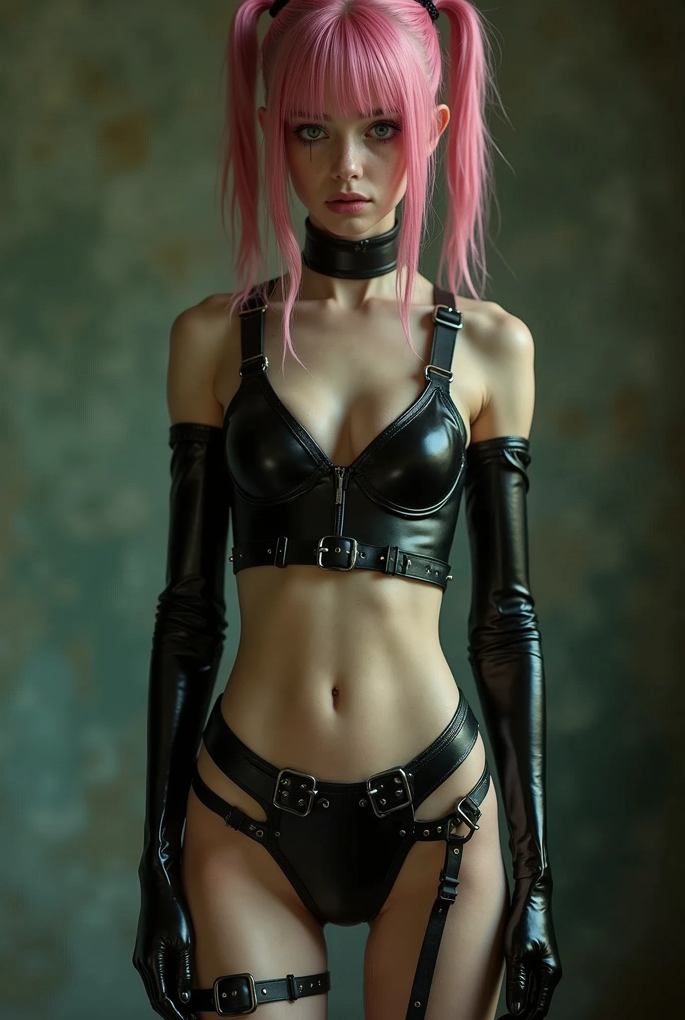 Jinx, (skin texture:1.1), (high detail face:1.1), high detail body, high detail clothes, (masterpiece), (realistic), ultra high definition, 4k, ultra high resolution, photo by Arny Freytag