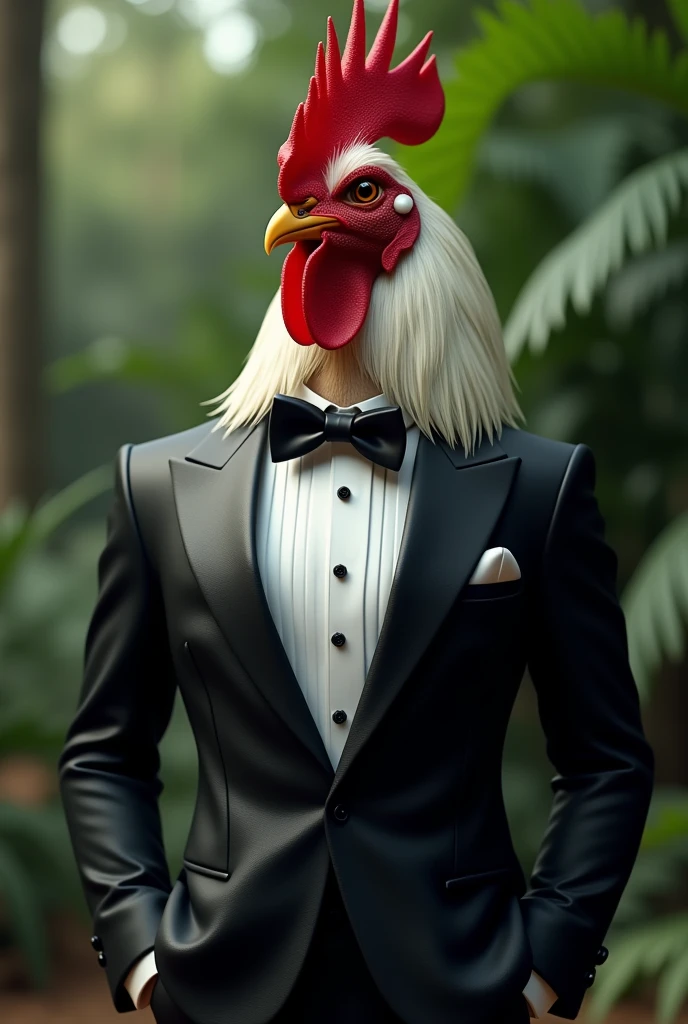 tuxedo rooster