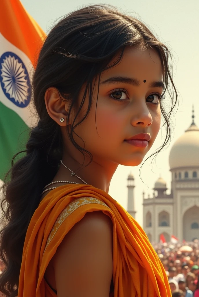 A girl's dp woh is nisha of independence day 