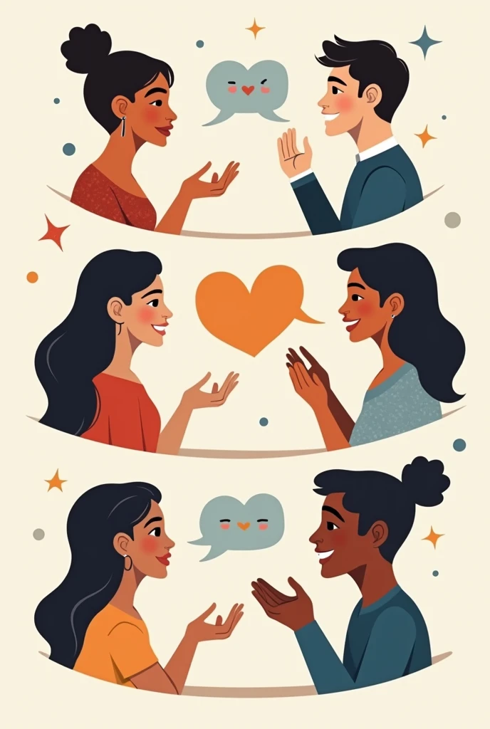 (A poster about effective and responsible communication in relationships