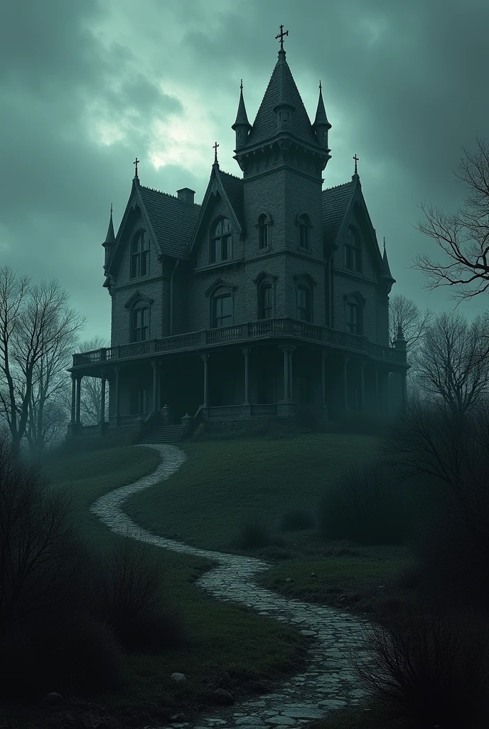 I want to create a house that is in dark vibe
