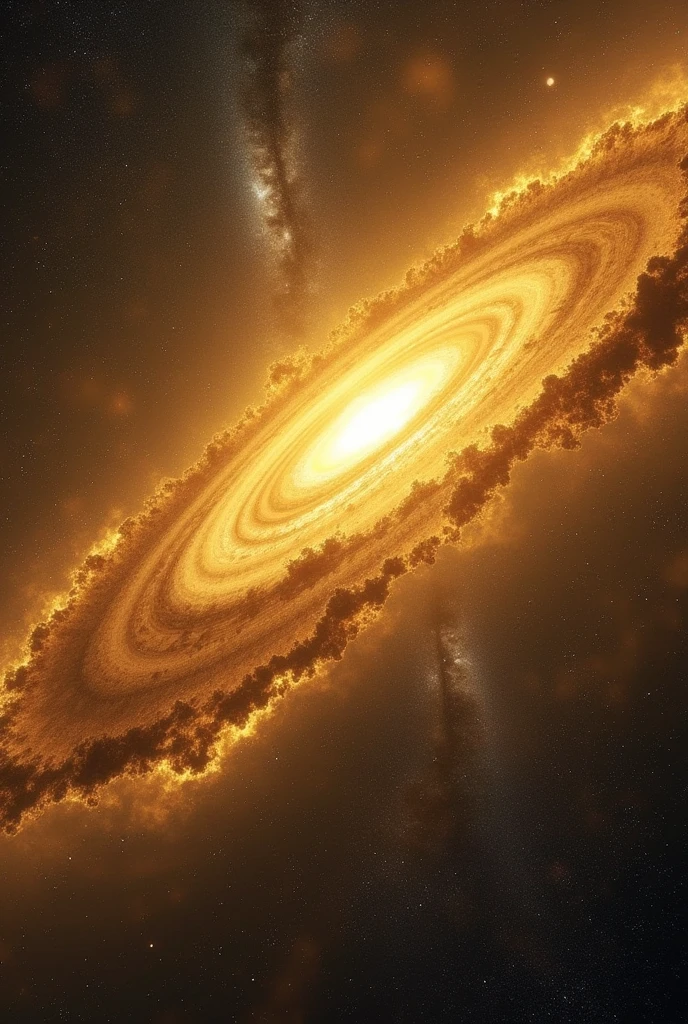 milky way but golden color
