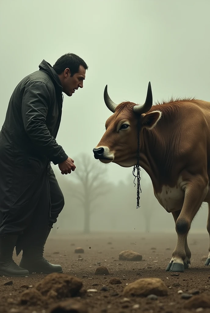 Try to kill cow