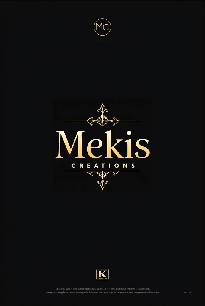 Create logo designs for a brand called Mekis Creations Accessories