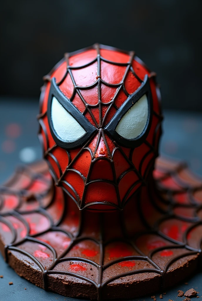 Spider man cake chocolate 