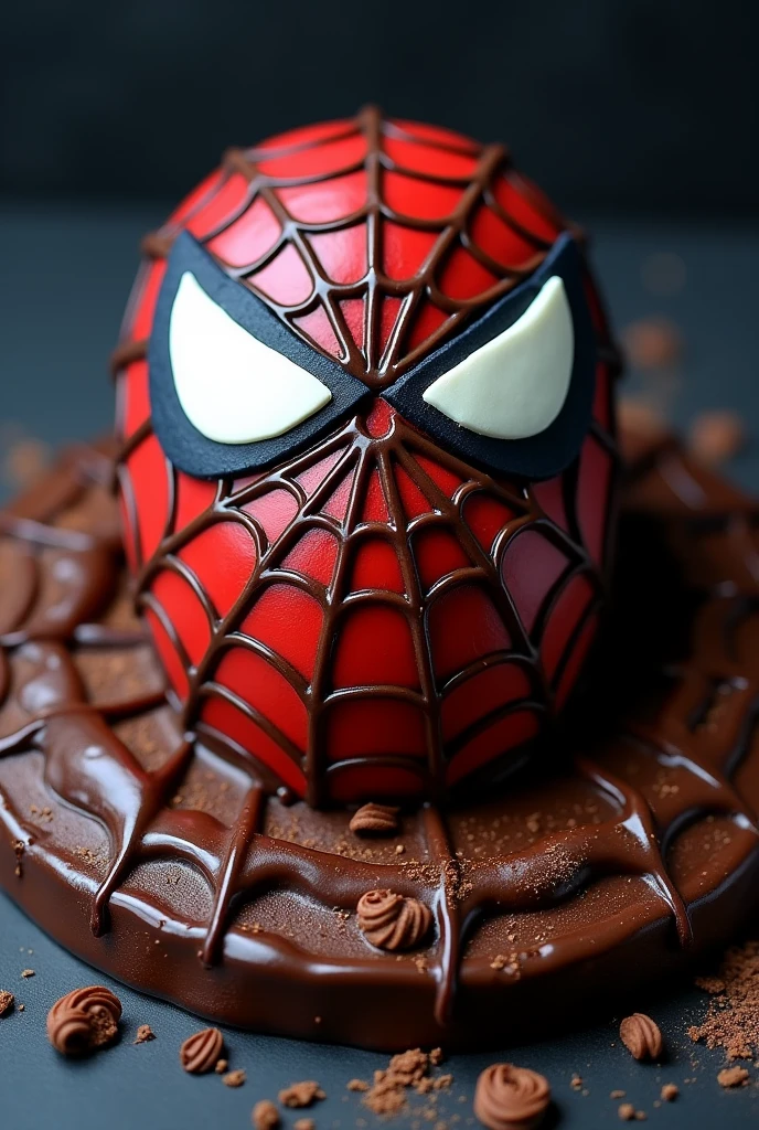 Spider man cake chocolate