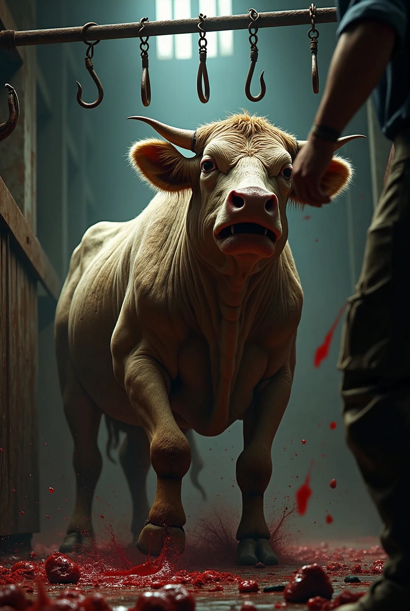 Killing a cow