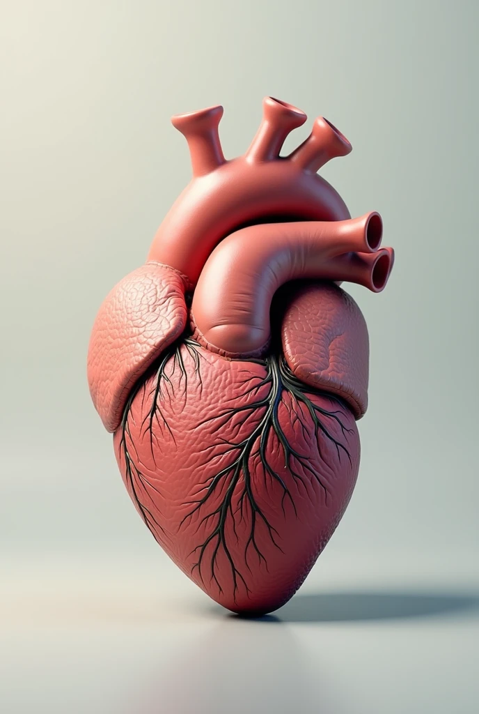 a brain and a heart together, image in horizontal orientation