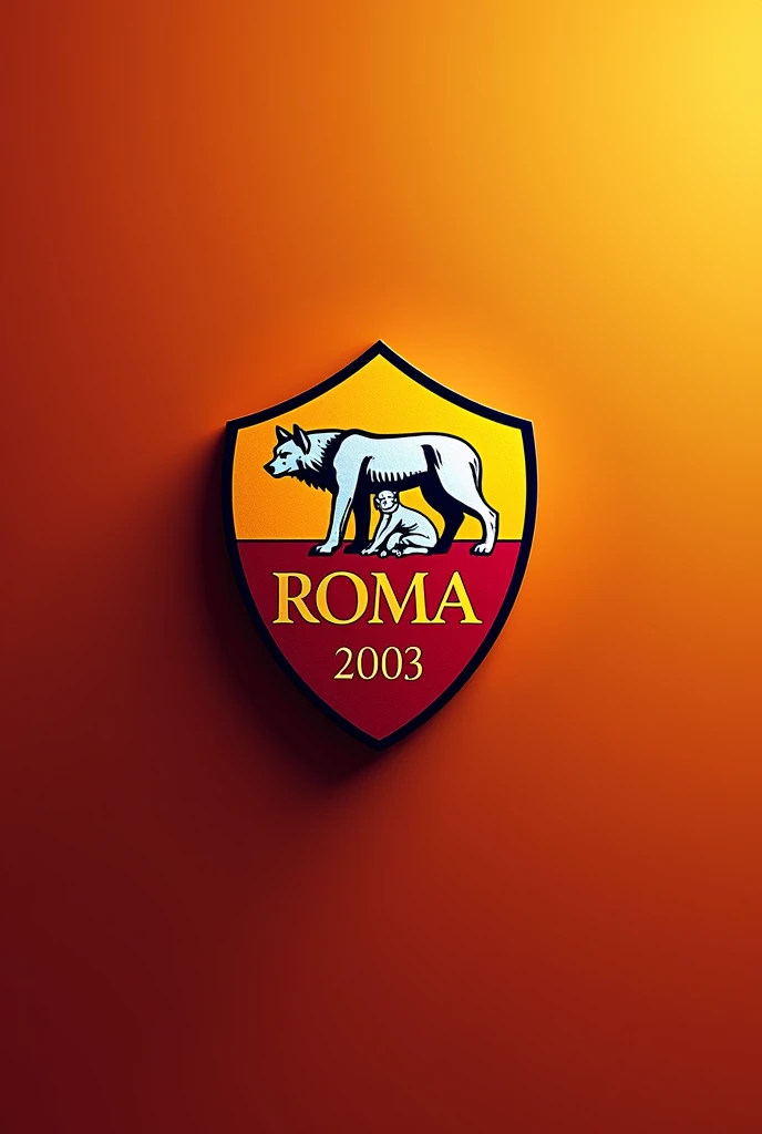 Symbol of Roma FC changing the name Roma to Ro-manos FC and replacing year with 9b morning