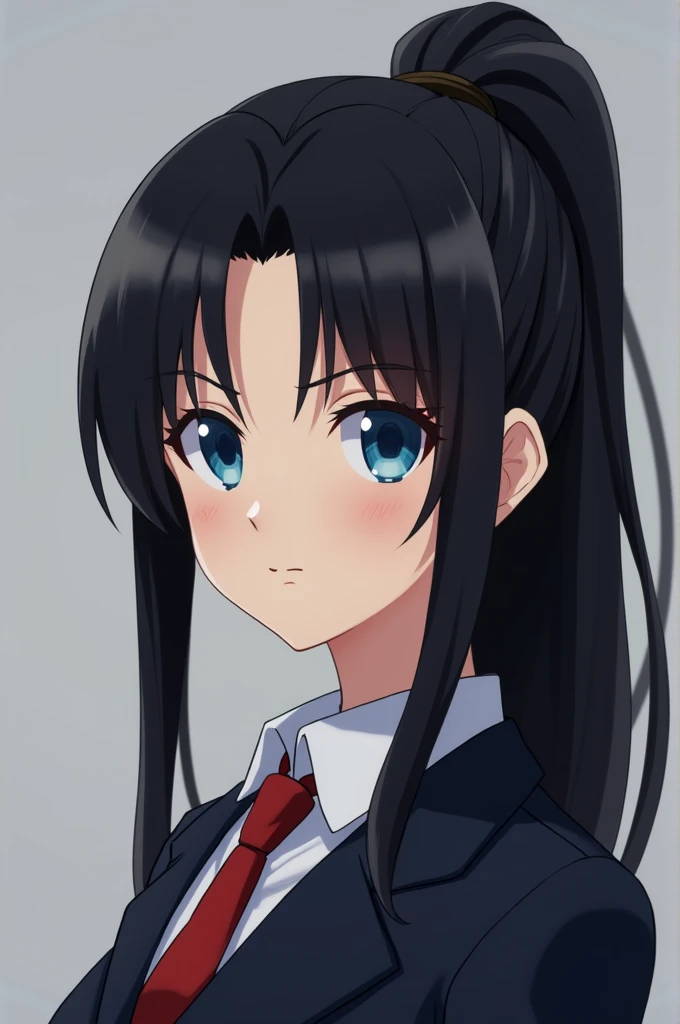 **: Mira has long, straight black hair that she keeps tied in a high ponytail, and her eyes are a striking shade of blue. She is always seen in her naked,  Mira is of average height but c diligent, hardworking, and very responsible. She takes her studies and duties at the academy seriously and often finds herself frustrated with Leo's lack of effort. Mira is determined and has a strong sense of justice, always striving to do what is right. Despite her stern ex