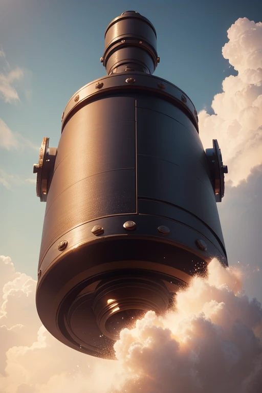 (cannon:2.0),huge, grand, look up,(masterpiece, best quality, high quality, high resolution, Extremely detailed),
