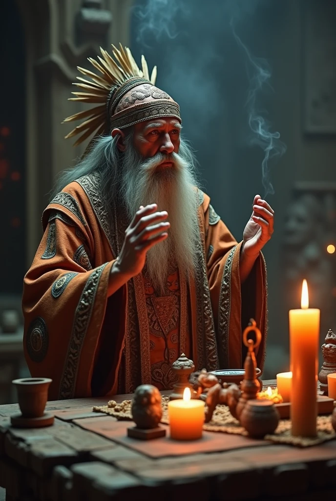 Folks interpret that it was probably due to his sharp divinatory skills and rituals he could conduct to keep humans from harm's way. 