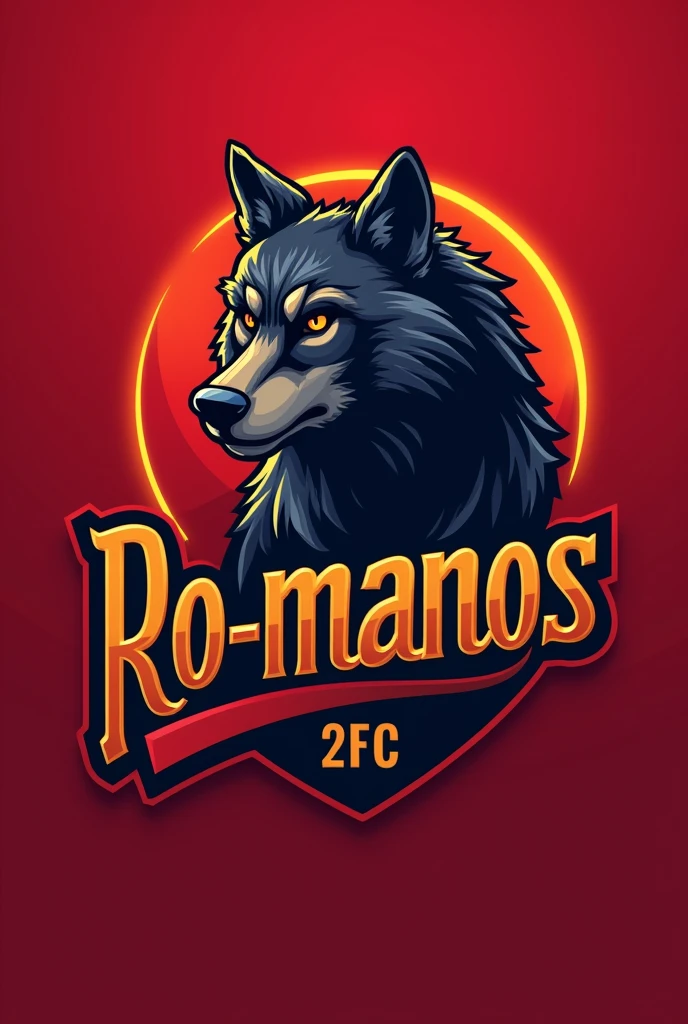Roma FC soccer team logo with the name Ro-manos