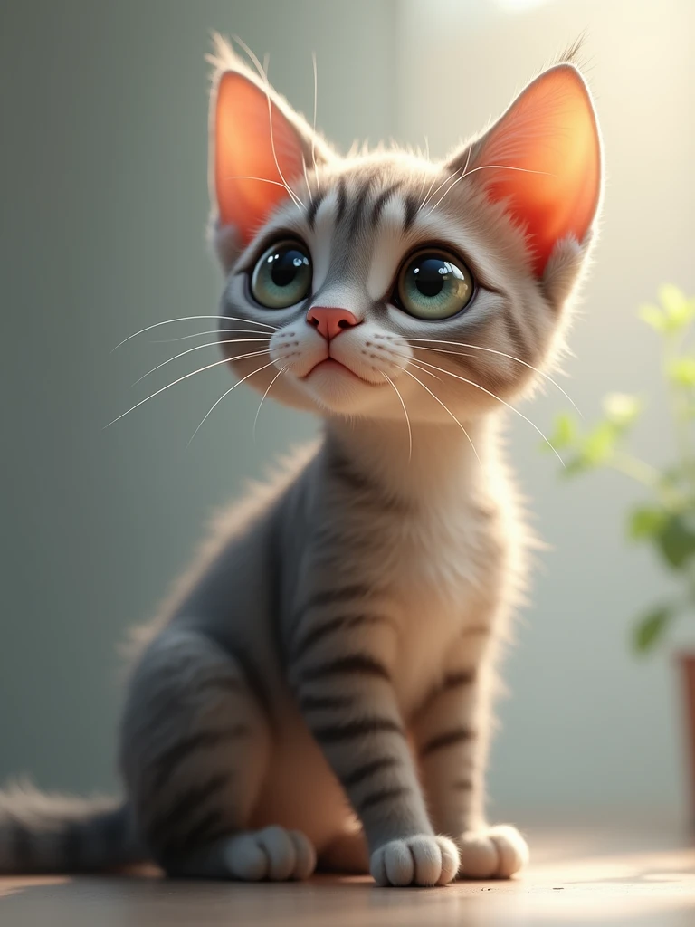 A curious cat