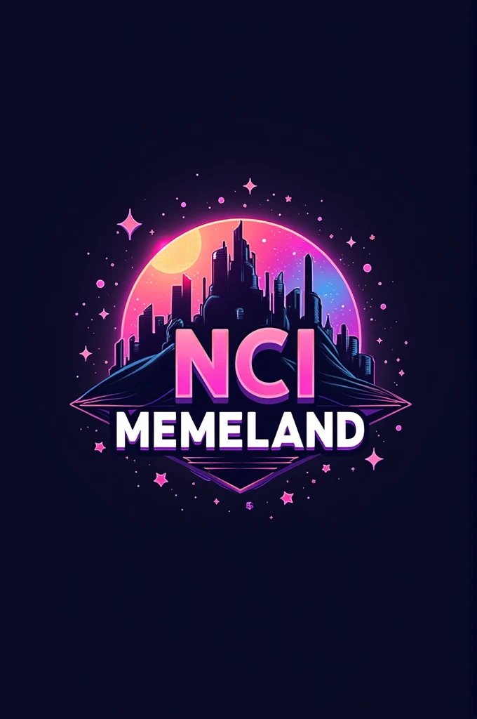 Create a "NCI MEMELAND" logo