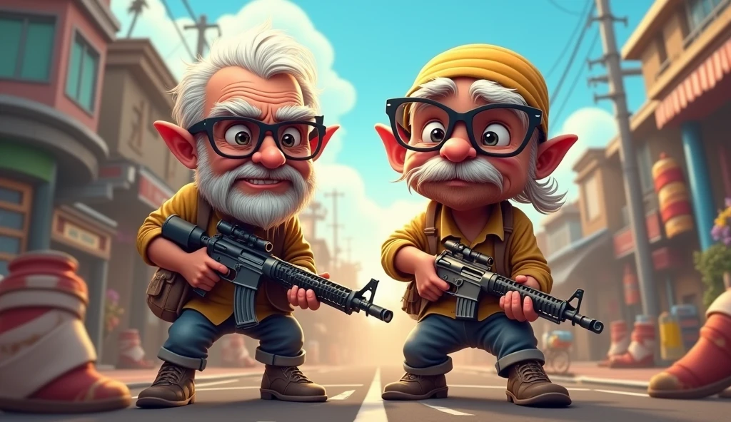 Make a funny bgmi noob gameplay YouTube live thumbnail for NOOB UNCLE AUNTIE