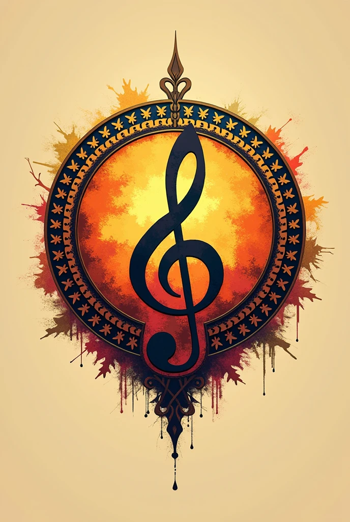 RH Music Bangla - round logo use some music logo