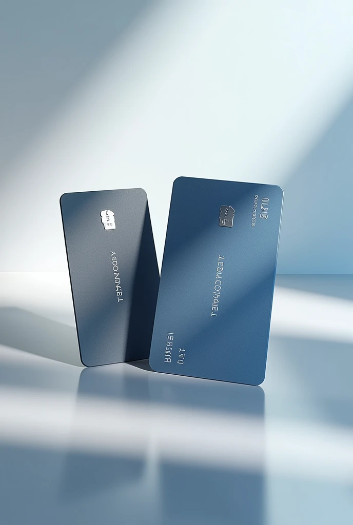 Deux cartes bancaire produites par la société DJEL TECHNOLOGY