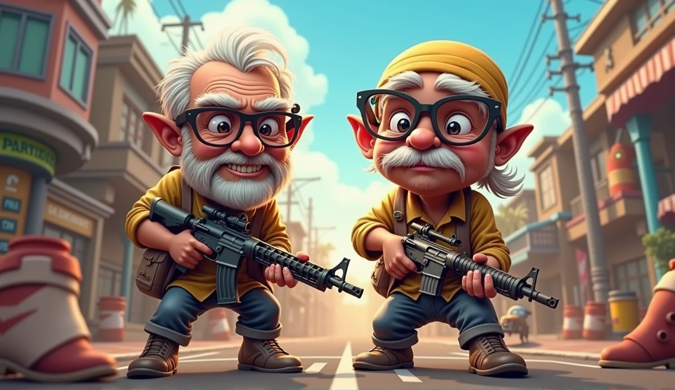 Make a funny bgmi noob gameplay YouTube live thumbnail for NOOB UNCLE AUNTIE 