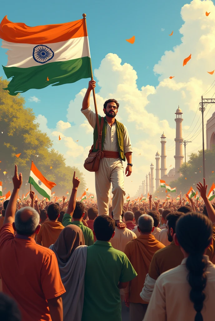 Indian indipendence day with Mahinda jeeto