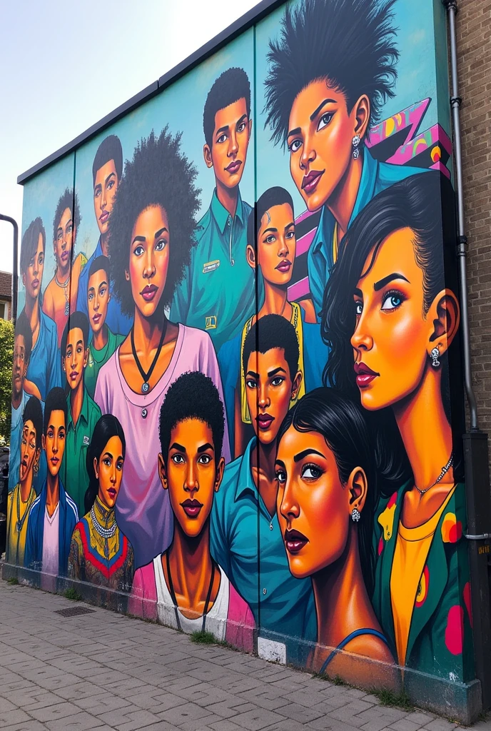 Gen Z arts to draw in the wall