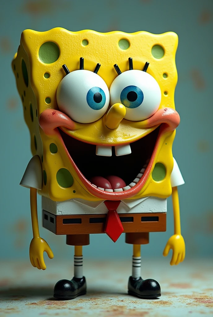 Features SpongeBob SquarePants with a distorted face, used to mimic or mock someone’s statements or ideas in a sarcastic manner.