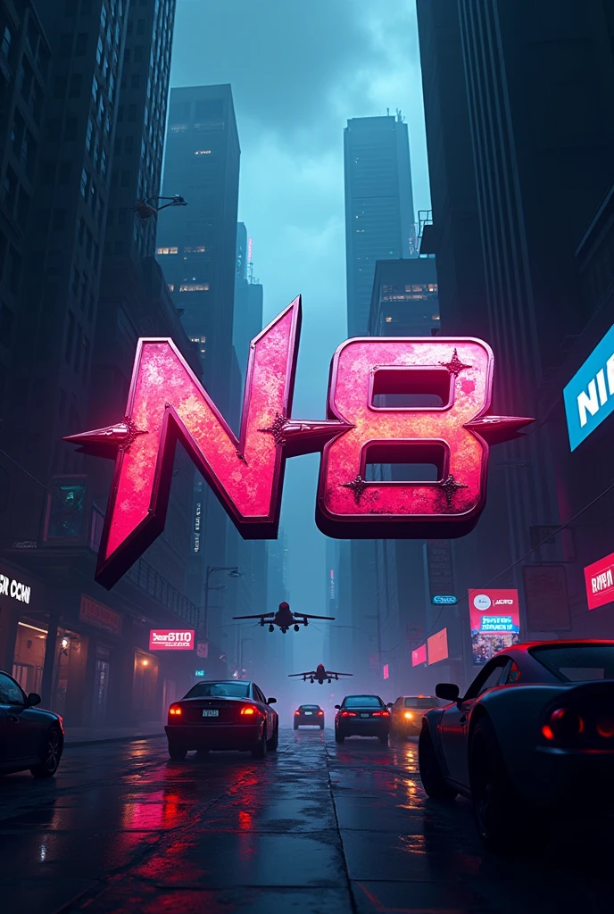 A banner for a Twitch channel with N8 in the fps style