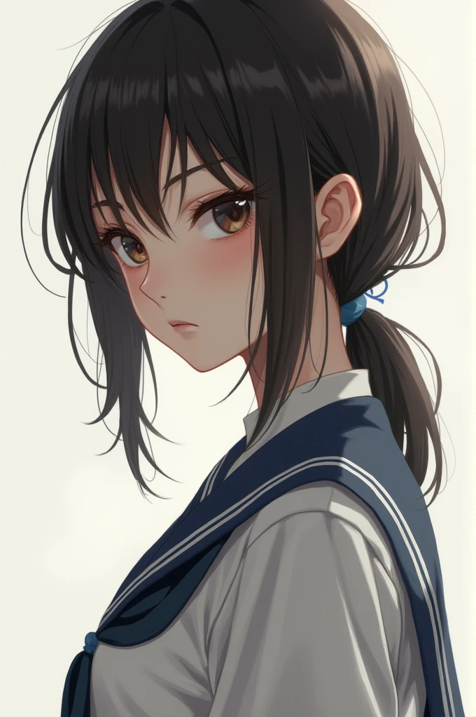 A high school girl's chest