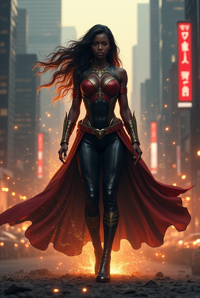 Imagine a dark-skinned superheroine