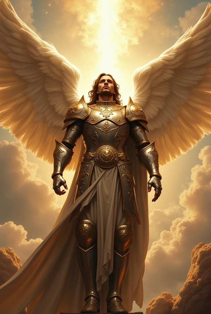 Michael the Archangel , with his name written 'Miguel Arcanjo'