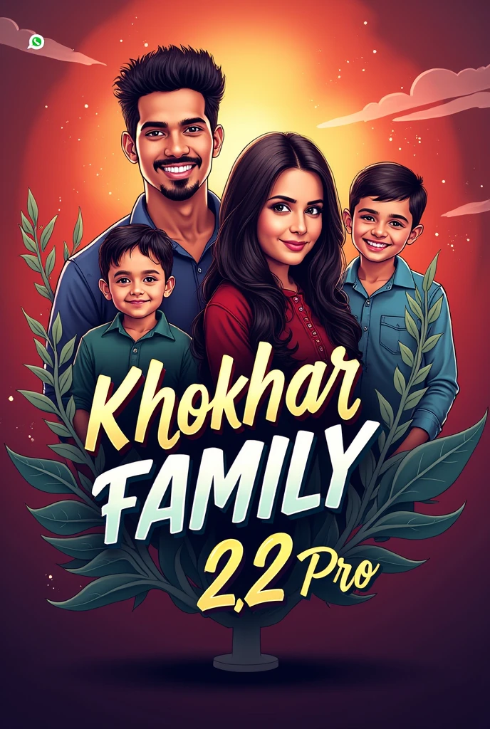 Dp for boys Whatsapp group, name is Khokhar family 2.2 pro