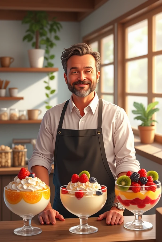 male 32 years old Fruit Parfait manager