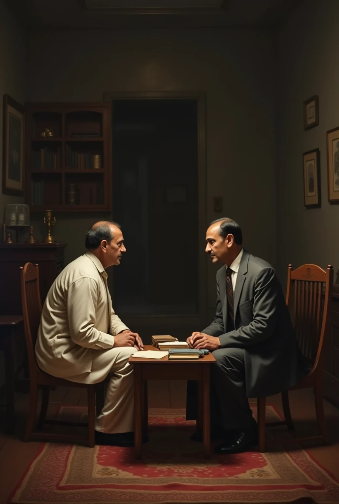 Writer of constitution of india Dr Babasaheb ambedkar and freedom fighter bhagat singh sitting 