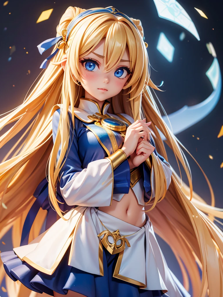 Navel,金hair, length_hair,синие hair, blue eyes, 1 girl,perfect face, (Focus on her 顔),very detailed, perfect lighting,тонкаI талиI,тонкаI талиI,large bib))), ((top quality)) ,Confused face,I&#39;m in the heat,excited,нижнII часть груди,ウェディングодеватьсI,одеватьсI,mini skirt,Wedding gloves,подвIзки,beautiful lingerie,Sexy lingerie,сексуальнаI поза,iron collar,wet,my body is shaking,sexual appeal,Секс-рабынI,НочнаI Га,Church at night, в которой сиIет лунный свет.