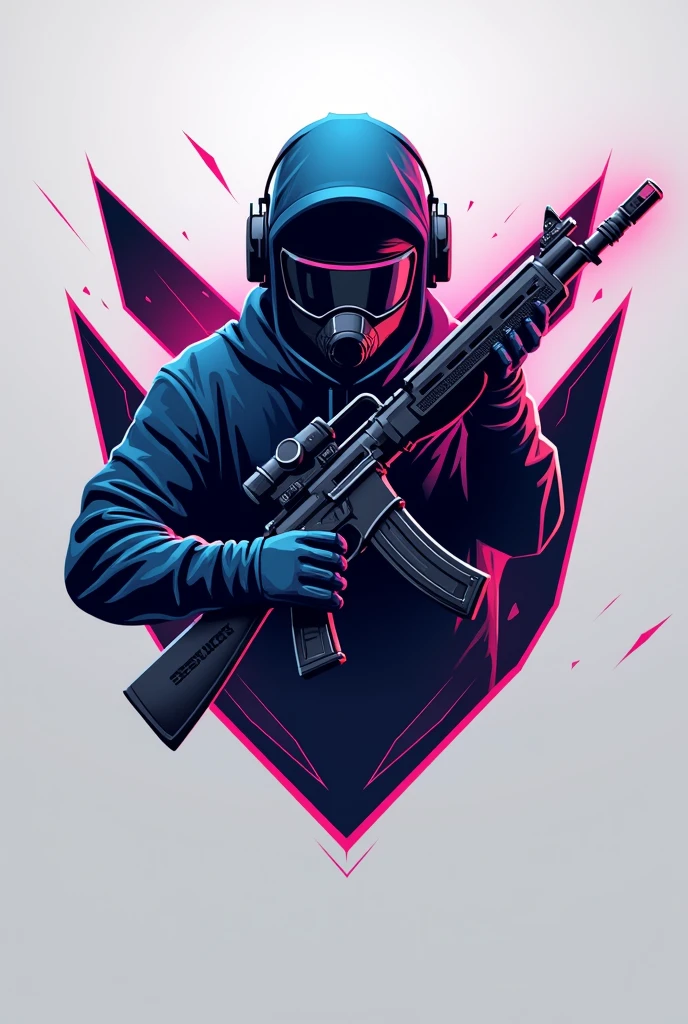 cree un logo style esport valorant style dessin