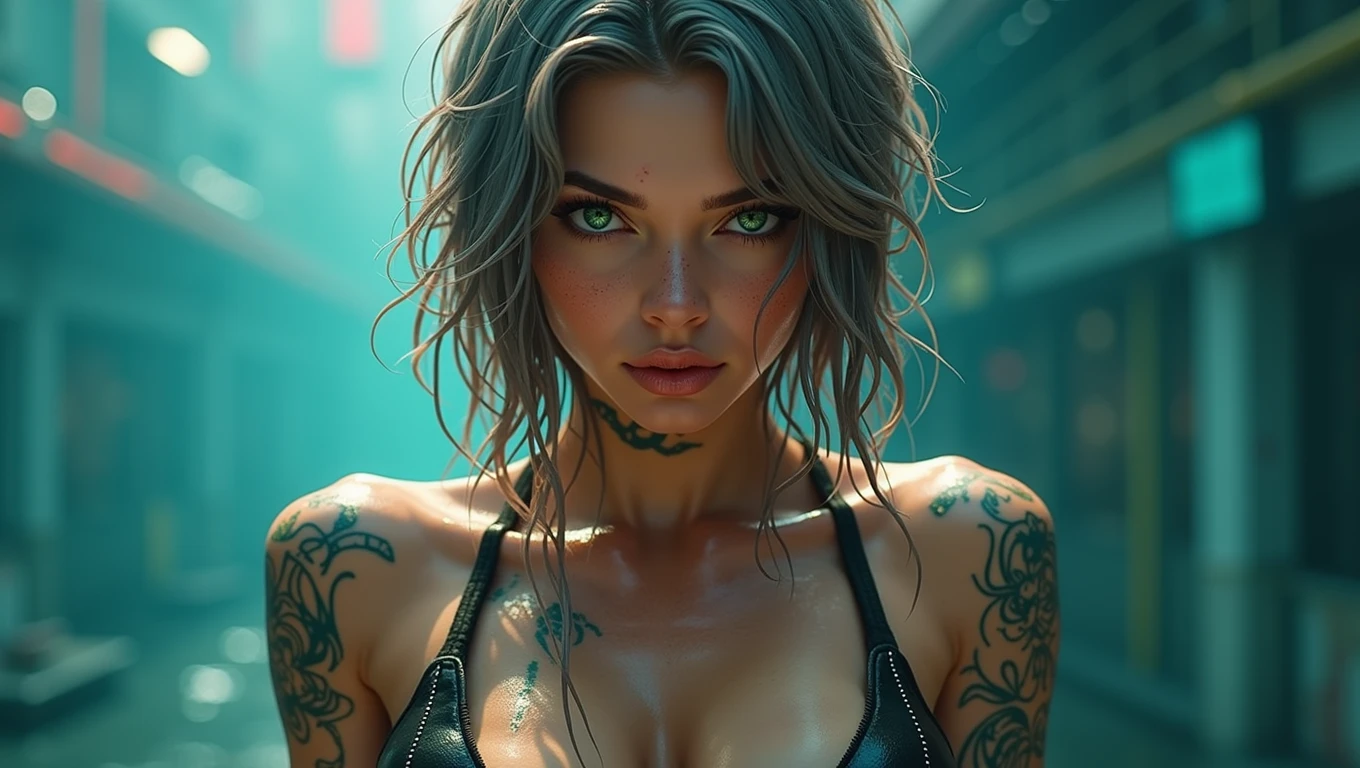 ((NSFW, topless:1.3)), (having sex, vaginal sex:1.2), (masterpiece, top quality, best quality, official art, beautiful, cosmic, atmospheric, psychedelic, dreamlike and aesthetic, swirling psychedelic cosmic graffiti patterns:1.2), (1girl), extreme detailed,(fractal art:1.3),colorful,highest detailed, "(Best Quality, 8K, 32K, masutepiece:1.3), Ultra-detailed, (Photorealistic:1.4), pink and white colors, perfect color scheme, albino, Punk rock Girl, Detailed moonlight eyes, full body portrait, Luxurious neon blue punk hair, Edgy Harajuku-inspired punk rock fashion, super huge enormously gigantic , cleavage showing, Avant-garde makeup, Numerous piercings, Heavily tattooed body, swirling psychedelic cosmic dreamlike graffiti pattern background