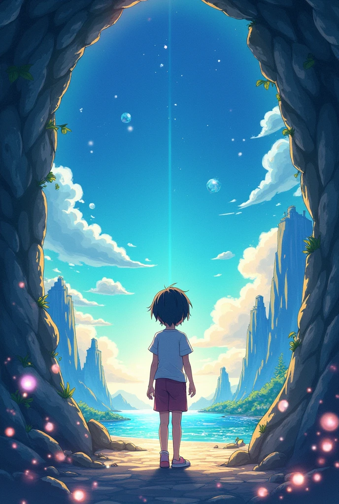 anime: CHILD EXPLORING THE WORLD THROUGH A PORTAL