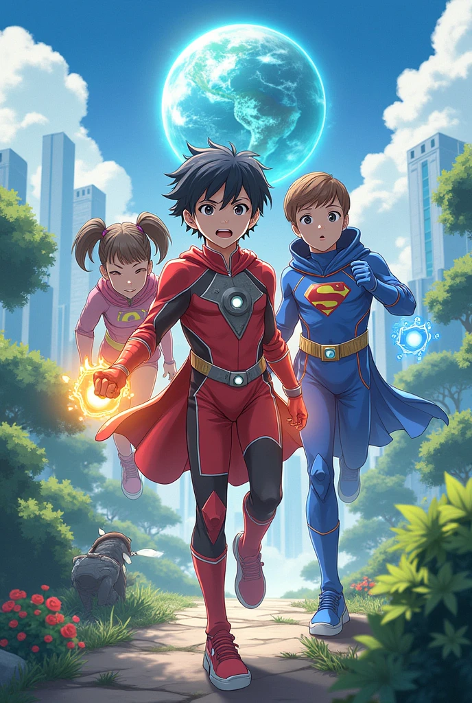 anime: SUPERHERO KIDS WHO PROTECT THE EARTH