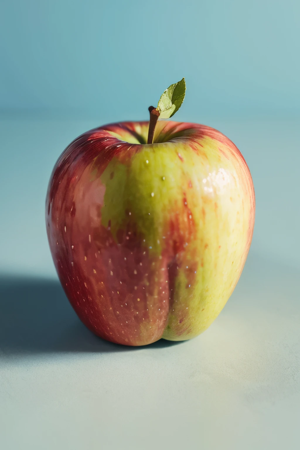 An illustration of an apple to be used for an illustration in a letter