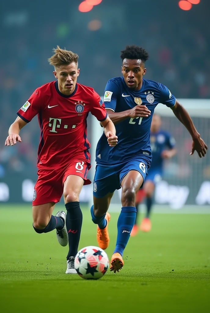Haaland is in a tight race with Mbappe