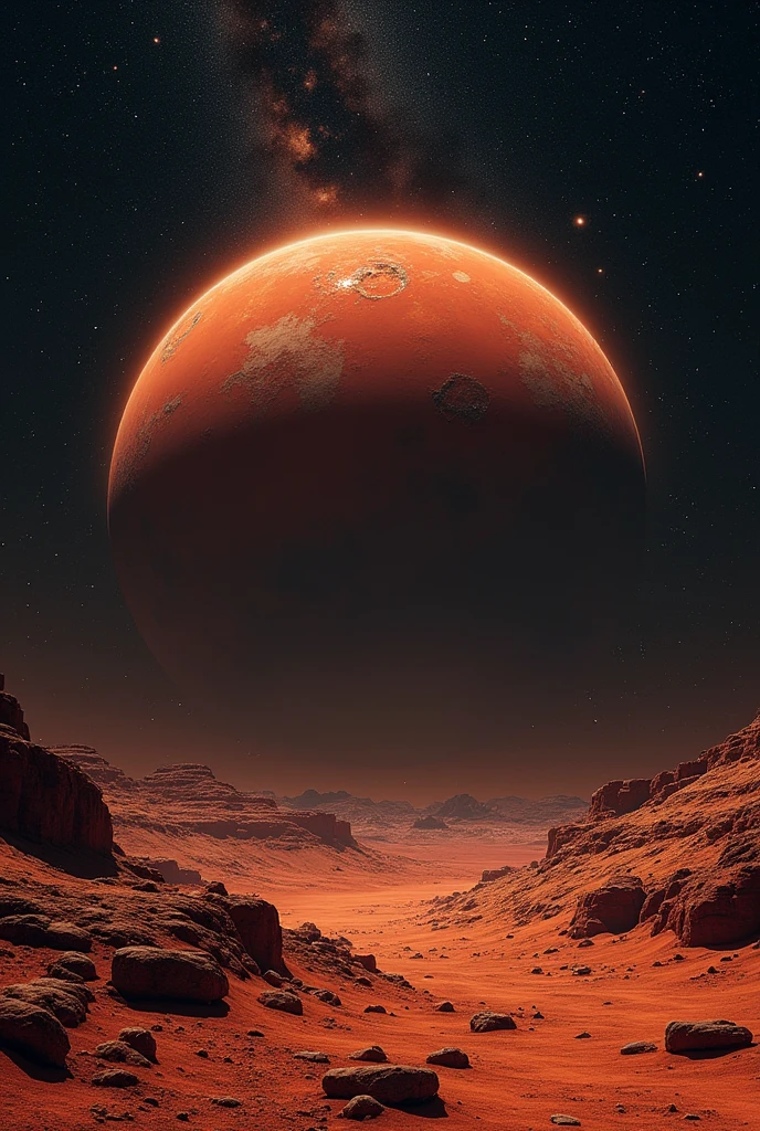 planet mars and stars photos from space