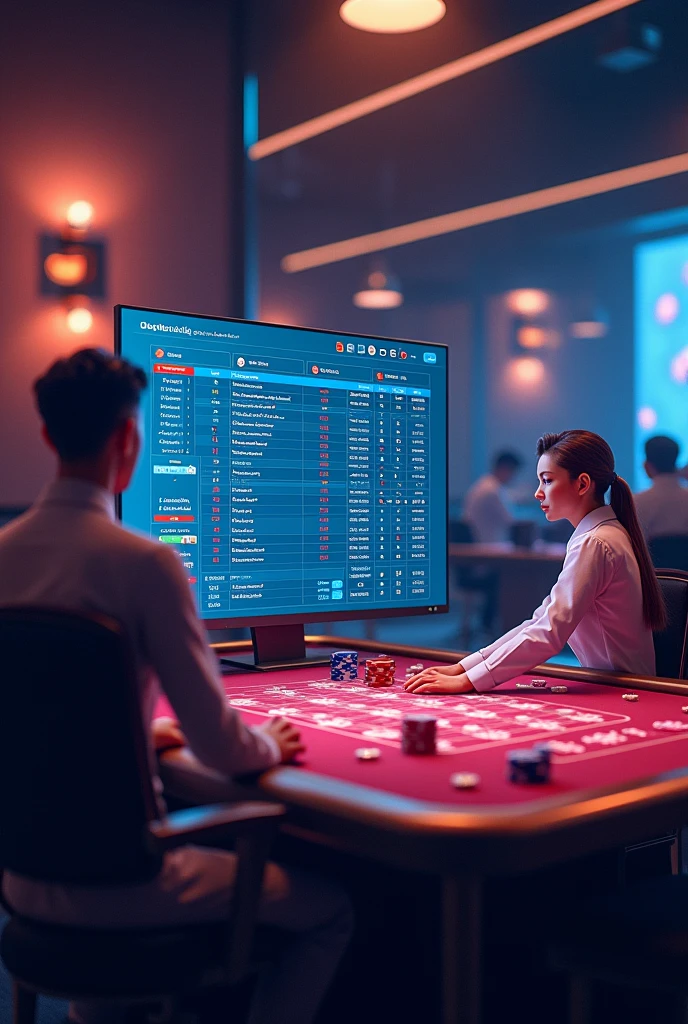 online betting game screen