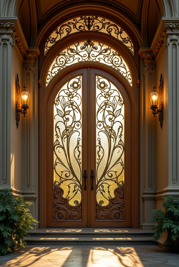 Art Nouveau door