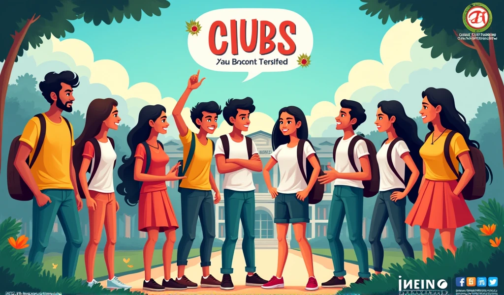 Design a poster for a school club called ടീൻസ് കബ്ബ്   GOVT H S KARIPOOTHITTA
