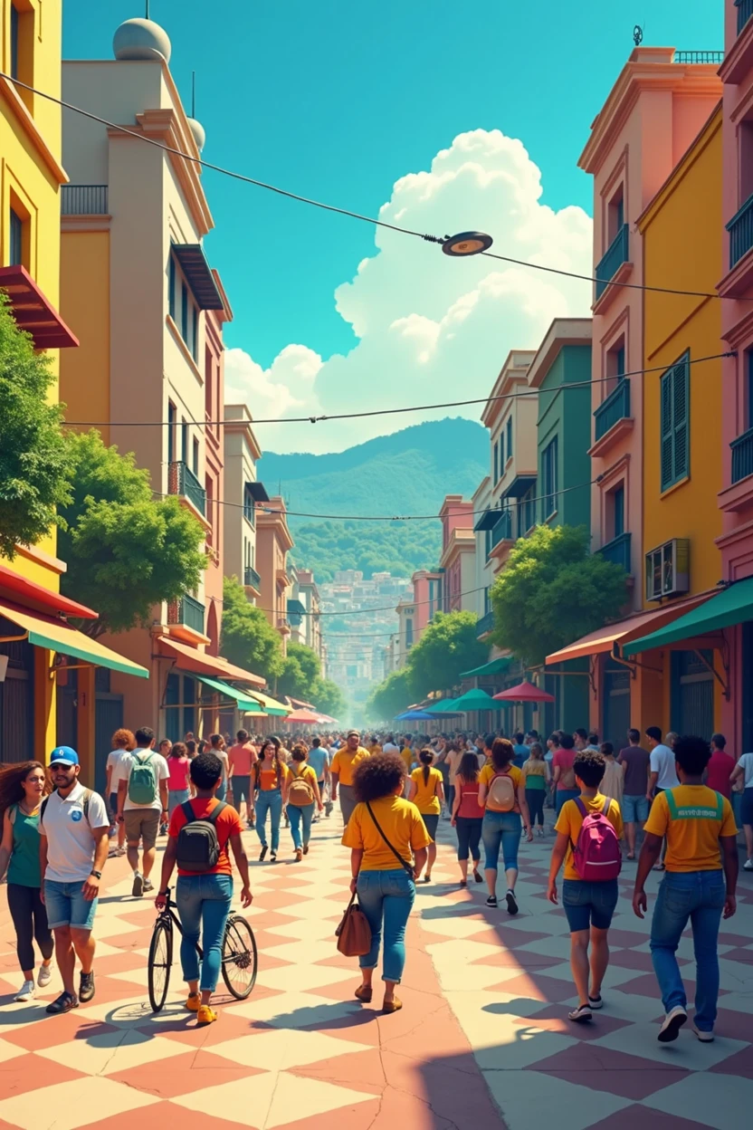 Can you help me generate animated images of This is the campaign that seeks to leave apathy behind with the capital of Colombia and strengthen the sense of belonging: